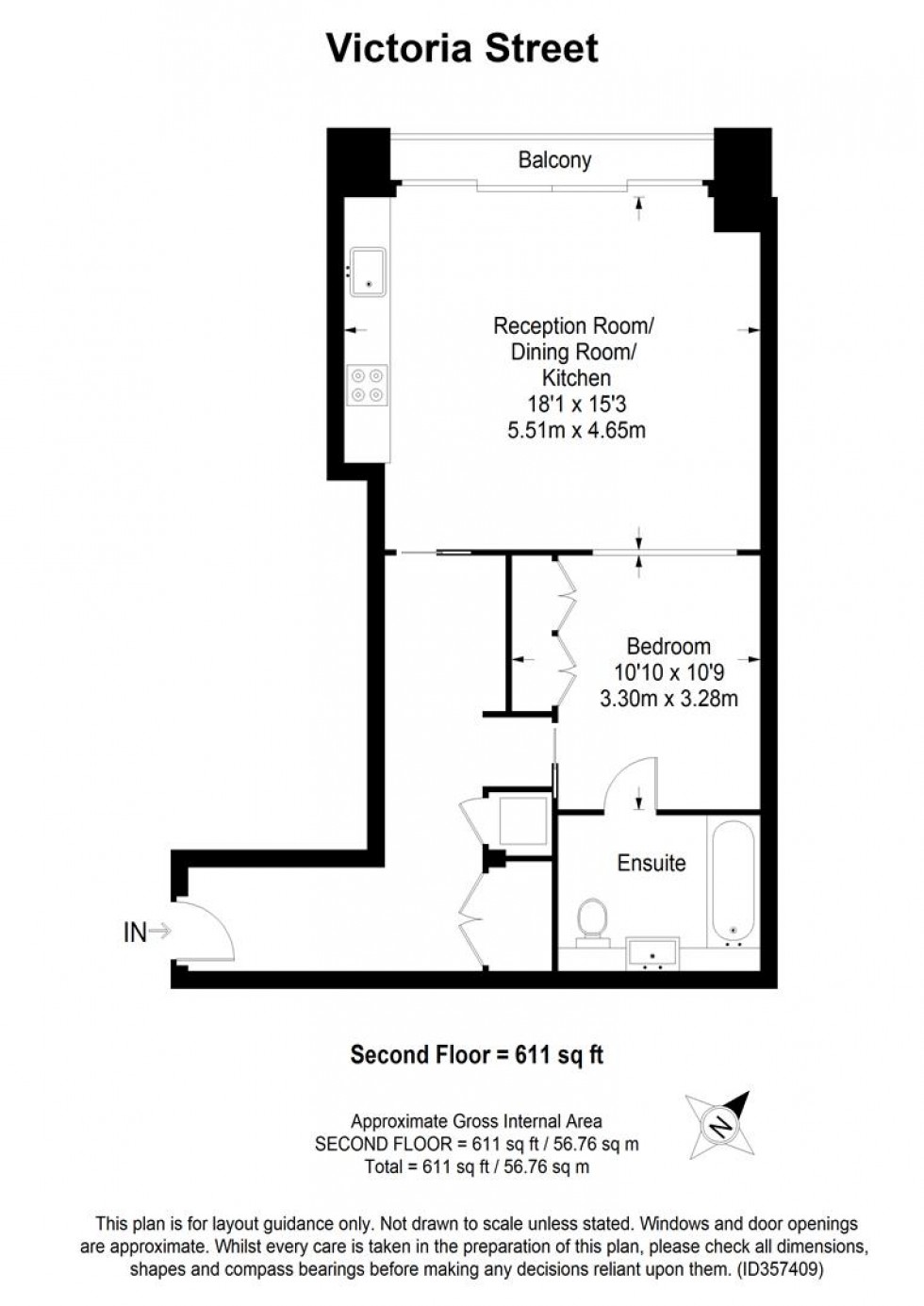 Floorplan for 55 Victoria Street, London, SW1H